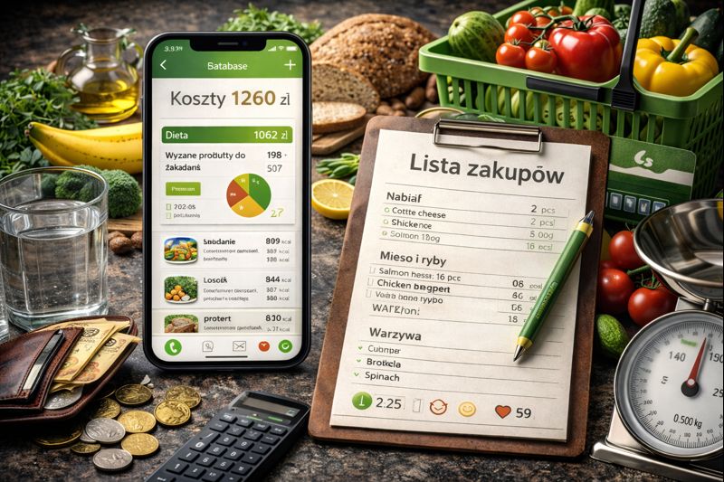 Moduł dietetyczny – Dziennik Treningowy